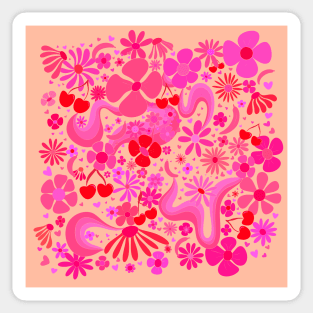 Barbie Pink Garden Sticker